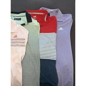 Adidas Under Armour Nike Puma Men's Golf Polo Shirt Lot M Short Sleeve
